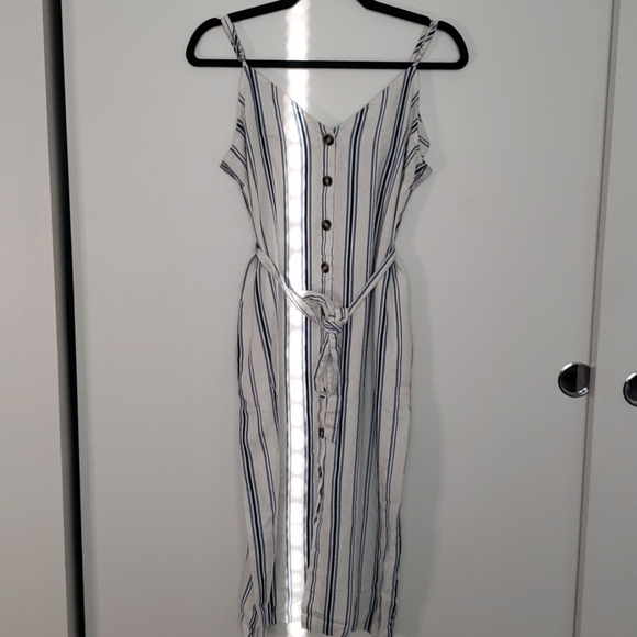 Stripped button down dress - Picture 2 of 4